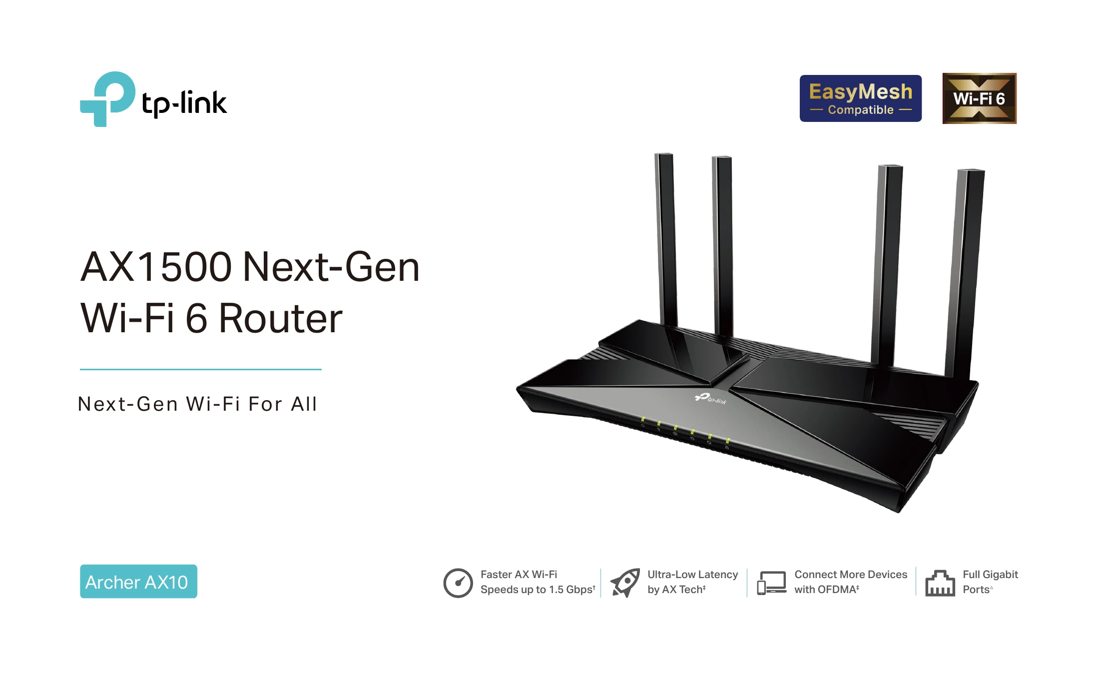 ดาต้าชีท TPLINK รุ่น ARCHER-AX10-VER3 หน้า 1