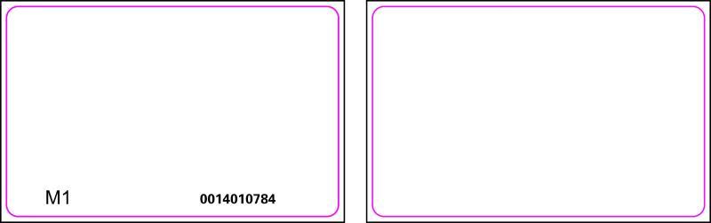 DS-K7M101-M1(O-STD) M1 Contactless Smart card, Frequency: 13.56MHz.