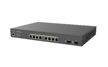ECS2510FP Cloud 8-Port 240W PoE++ 2.5Gb Switch, 2 x 10G SFP+