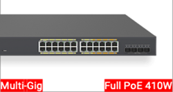 ECS2528FP Cloud 24-Port 410W POE+( 8 x 2.5Gb, 16 x Gigabit), 4 x 10G SFP+