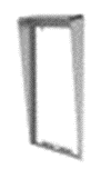 DS-KABV8113-RS(O-STD)/Flush SECC,Protective shield for KV8113 series villa door station (Flush mouting)