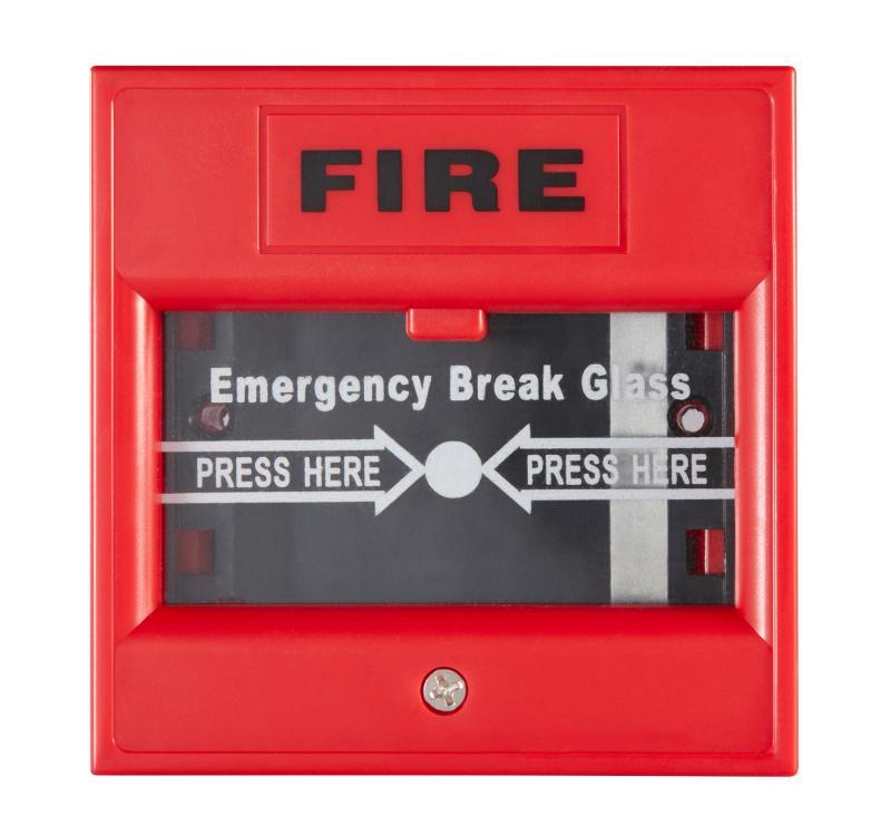 DS-K7PEB(O-NEU) Emergency Break glass, red color.