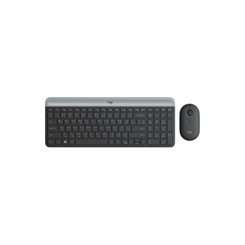 LOGITECH รุ่น WIRELESS-MK470-SLIM-GRAPHITE