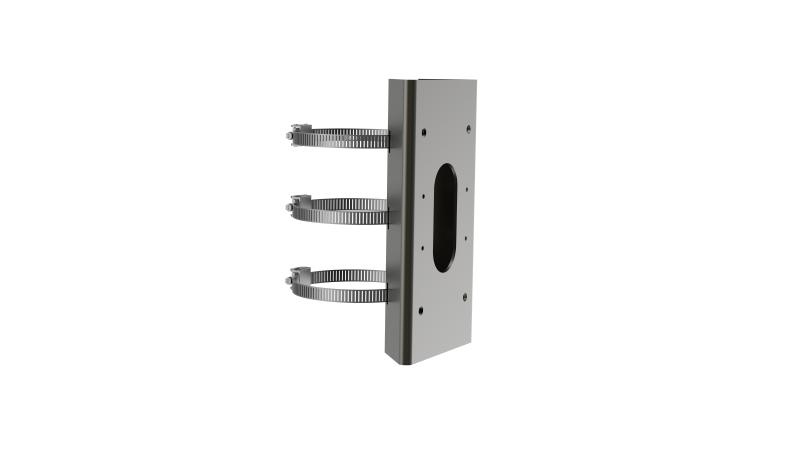 DS-1475ZJ-SUS/BJZ Vertical Pole Mount Stainless Steel Hikvision White mouting for TCG 406