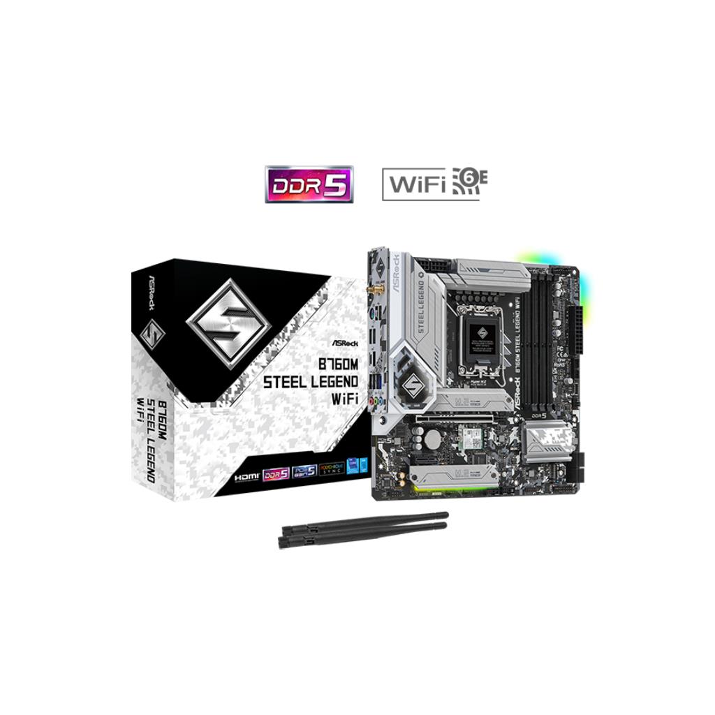 ASROCK รุ่น B760M-STEEL-LEGEND-WIFI